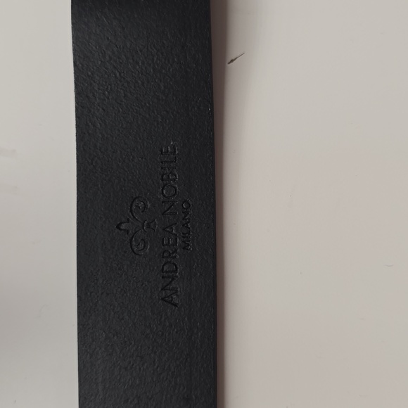 Leather Belt Woven Geometric Buckle